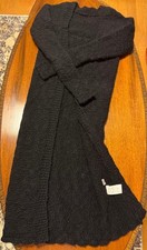 USED ANONYMOUS SHIPPING YOHJI YAMAMOTO WOOL KNIT LONG CARDIGAN BLACK GOOD