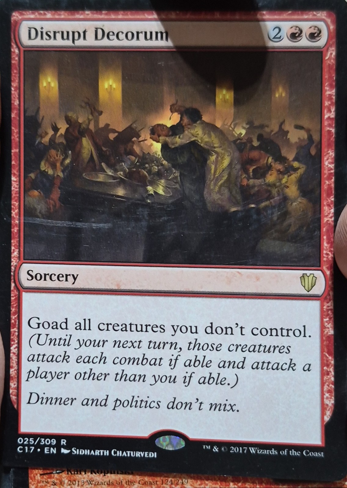Commander 2017 Disrupt Decorum