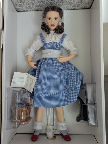 Franklin Heirloom Muñecas Mago de Oz Dorothy Musical Caja 18" - Imagen 2 de 10