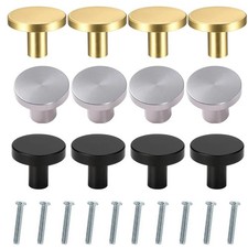 10Pcs Solid Door Knobs Cabinet Handles Cupboard Drawer Furniture Kitchen DIY UK