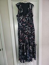 Banana Republic Dress Size  12 Blue Floral