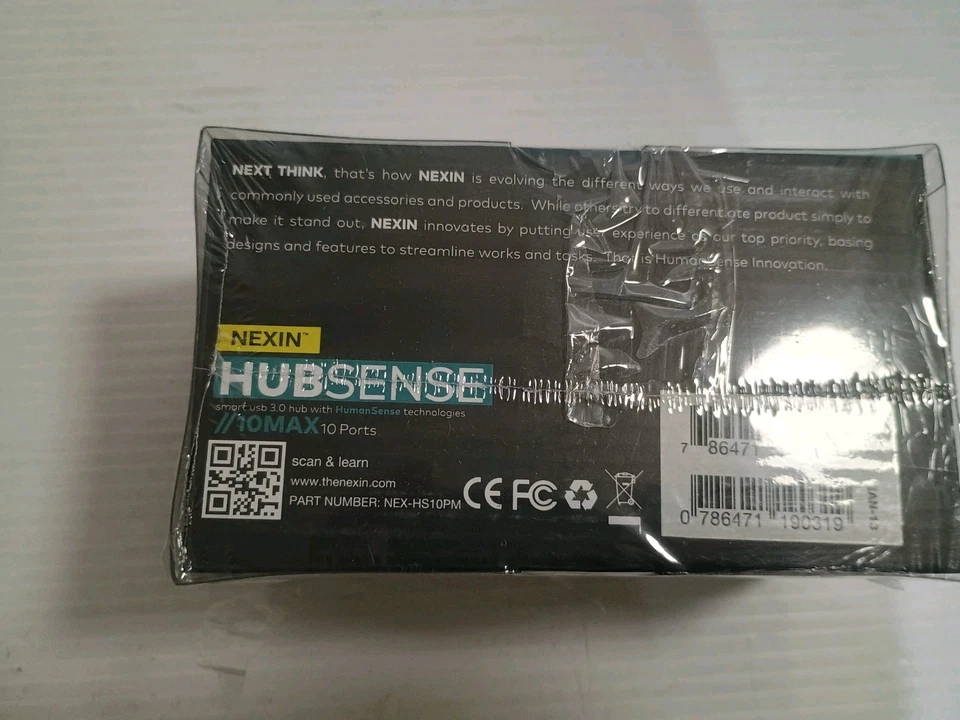 NEXIN NEX-HS10PM 10 Port SuperSpeed USB 3.0 Hub with SmartCharge Port & Power Ad - Image 3 of 4