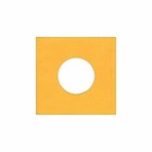 Bags Unlimited 7'' Vinyl Record Paper Sleeves (gold, pack of 25)