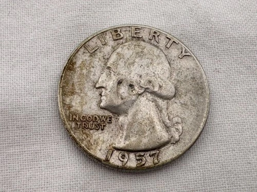 1957 P U.S. Washington Silver Quarter IU-25