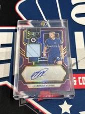 2023-24 Panini Select Premier Mykhailo Mudryk Purple Prizm Patch Auto /49