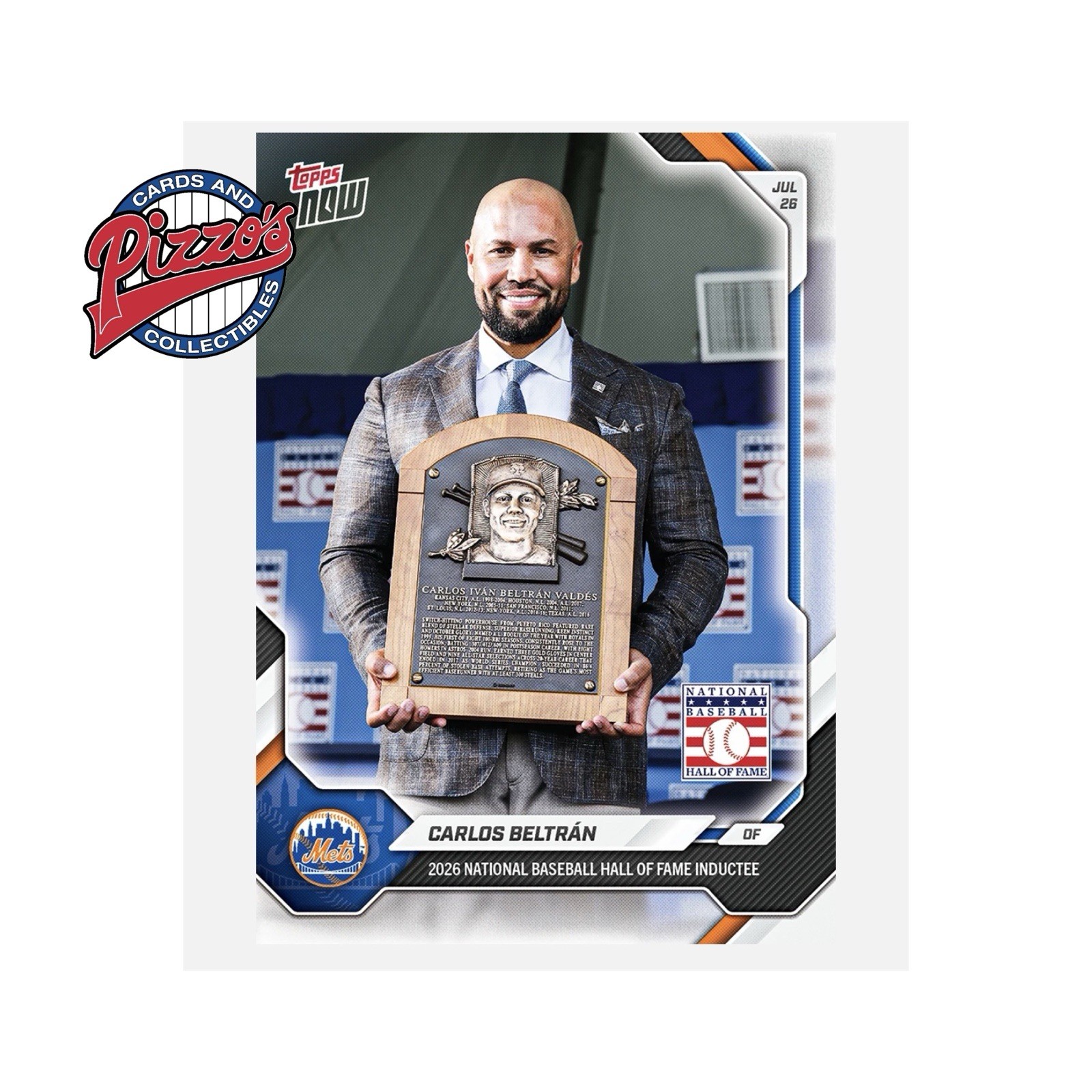 Carlos Beltran Hall Of Fame 2026 MLB Topps NOW Card 487 Presale