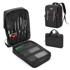 samdew Large Chef Backpack  Knife Bag, Knife Backpack and Chef Bag with Lock...
