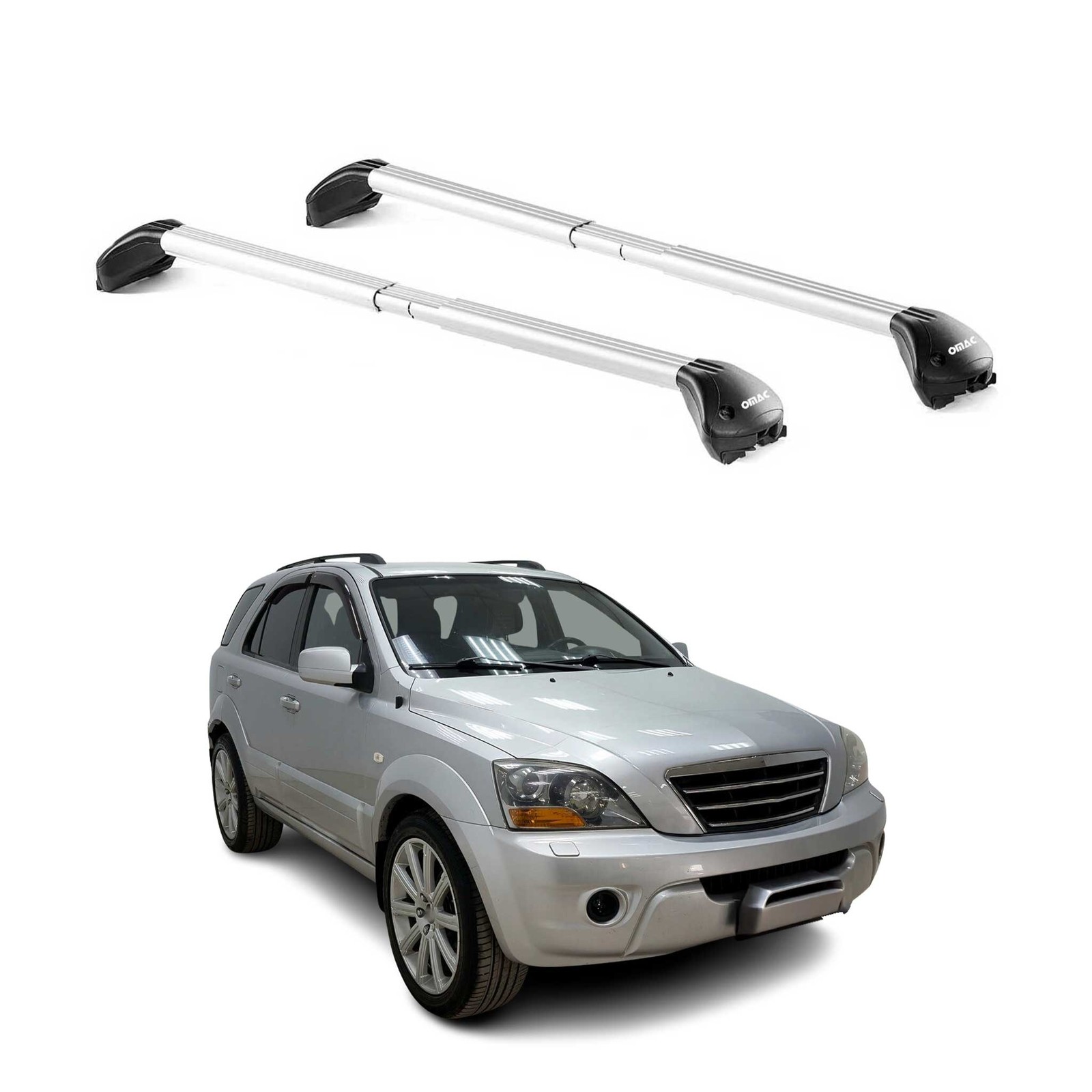 Barres de toit Kia Sorento JC 2002-2009 pour supprimer le manque de coffre