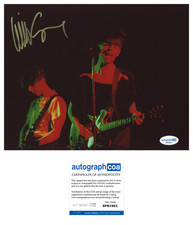 Will Sergeant ‘Echo And The Bunnymen’ Band Guitarist Signed 8x10 Photo ACOA