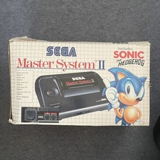 Sega Master System II Console With Sonic The Hedgehog Boxed