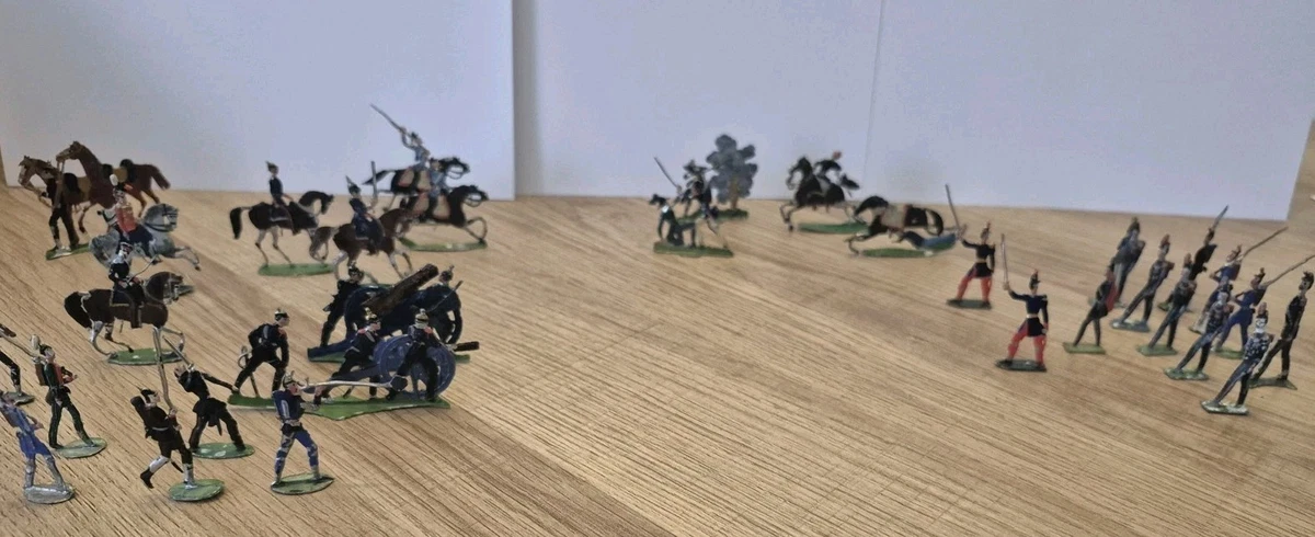 Plats d'étain - Zinnfiguren Heinrichsen - 66 soldats allmands guerre de