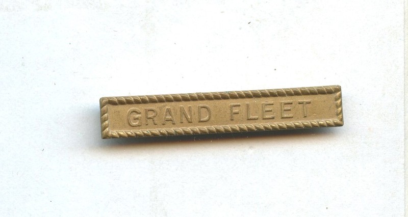WWI WW1 AEF Victory Medal BATTLE CLASP US Navy "Grand Fleet"  Wide Back Bar USN