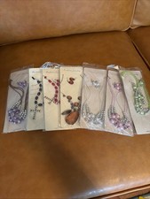 7 LOT OF FASHION JEWELRY OF MATCHING NECKLACE EARRING SET H