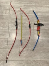 Sport Bow Bundle Indian 60” 30/35lb, 50” 20lb & Arrows & Funsport Bow 13D1 Boot