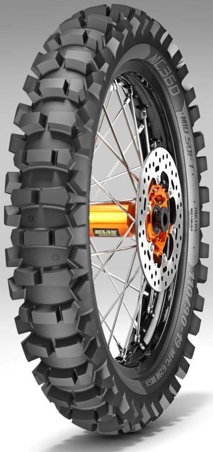 METZELER MC360 MID SOFT R 120/100-18M/C 68MMST MX/Trail/Road Legal