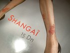 Cervin Shangai stockings, 15 denier, color black & red, size: 3 — photo 3