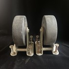 2 Colson Heavy-Duty 5” X 1.5” Steel Caster Wheel Industrial Plate Mount Vintage — photo 2