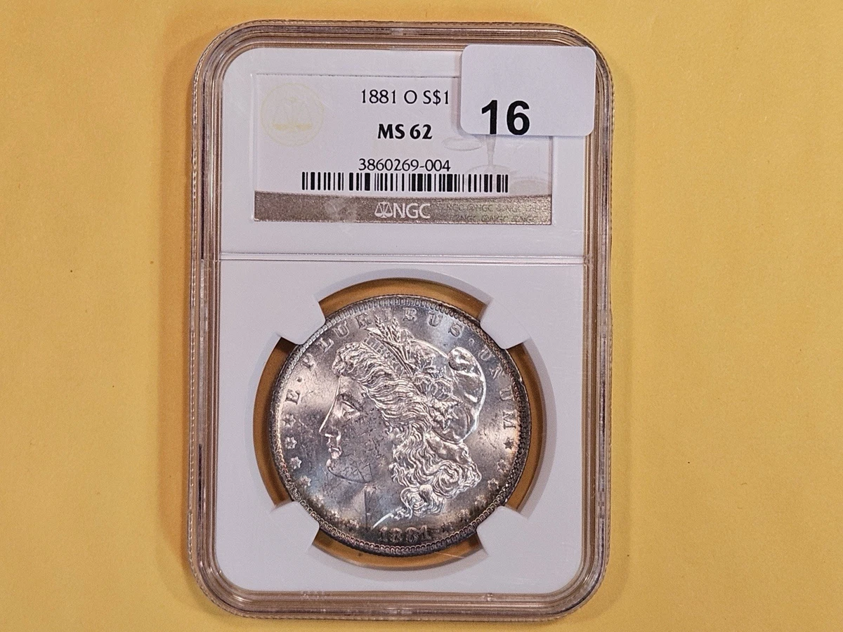 MS 62 Graded 1881 Year Morgan US Dollars (1878-1921) for sale | eBay