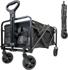 Camping Heavy Duty Folding Aluminium Hand Truck Trolley on Wheels Sack Cart