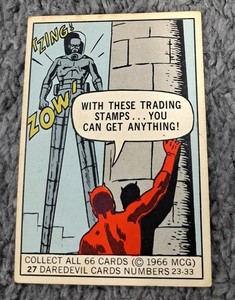 1966 Donruss Marvel Super Heroes Card #27