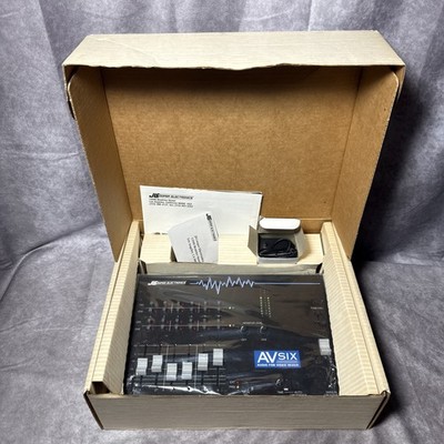 New VINTAGE JLC JL COOPER ELECTRONICS AV SIX AVSIX AUDIO FOR VIDEO MIXER