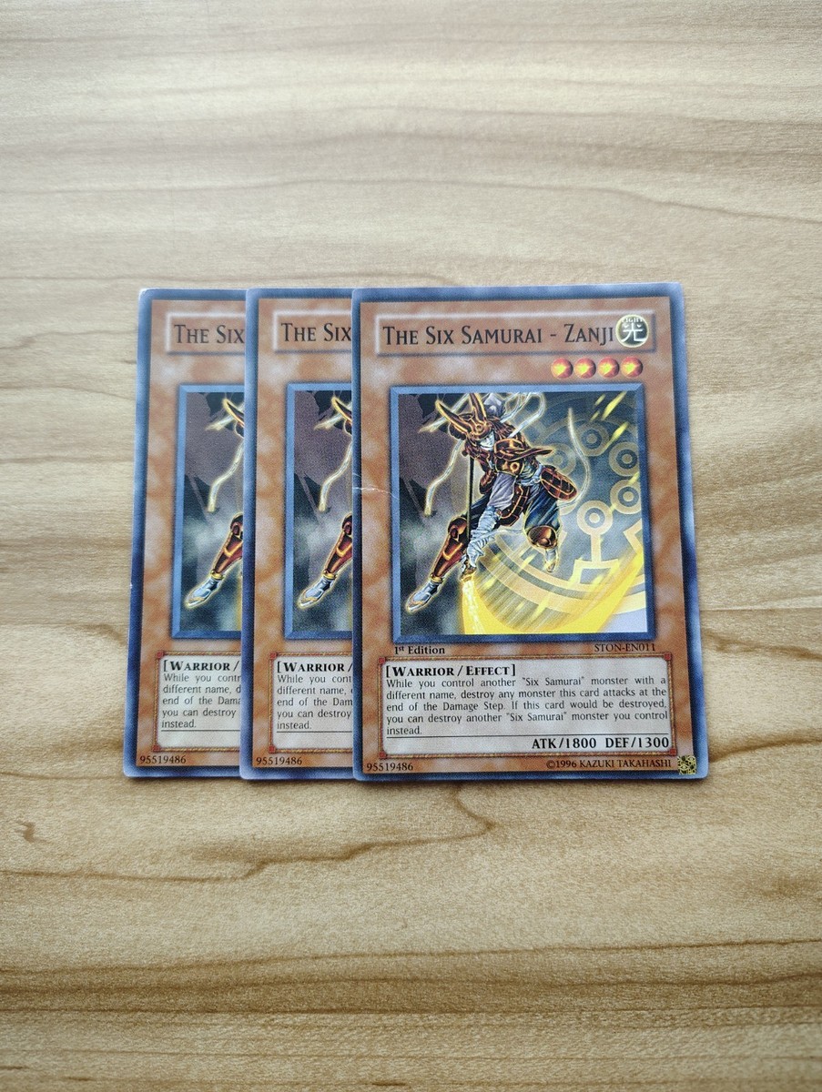 Yu-Gi-Oh! - The Six Samurai - Zanji 3X - Complete Playset | eBay