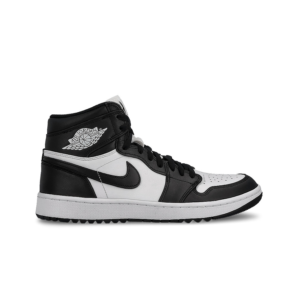 Jordan 1 High Golf Shoes Men White Black Athletic Sneakers Official