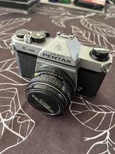 PENTAX K1000 35mm SLR Film Camera with SMC-M 50mm f/2.0 lens - UNTESTED / AS IS