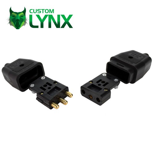MasterPlug PermaPlug NC103B-01 In-Line Mains Connector/Joiner 3Pin 10 amp Black - Picture 3 of 4