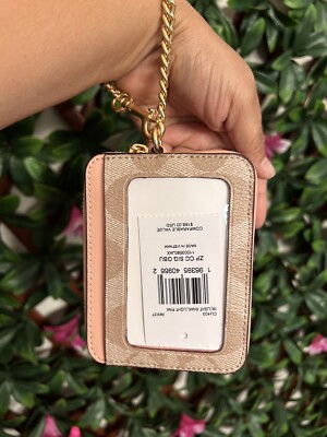 小物 C Coach Essential Small Zip Around Card Case – ShopCGX