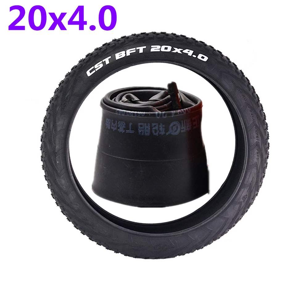1X Fat Outer Tire Inner Tube 20X4 Mountain Bike E-Bike Bicycle 20X4.10/4.20/4.50 - Image 2 of 4