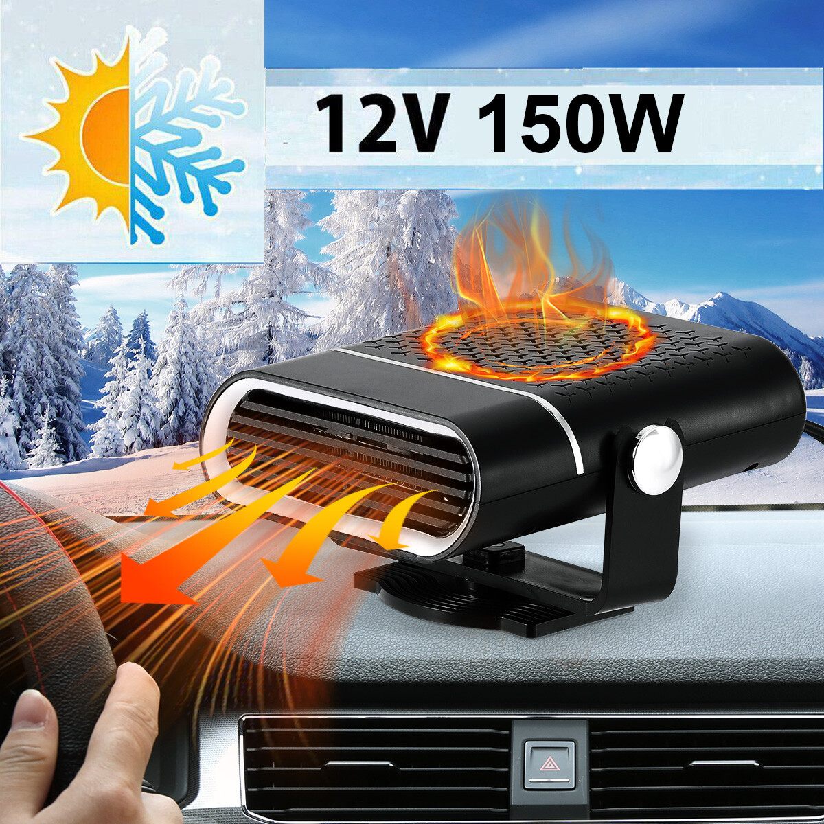 12v Heater Portable Car Heater Autozone YZEGDCH Portable Electric Heaters  For Indoor Use Clearance,Car Heater