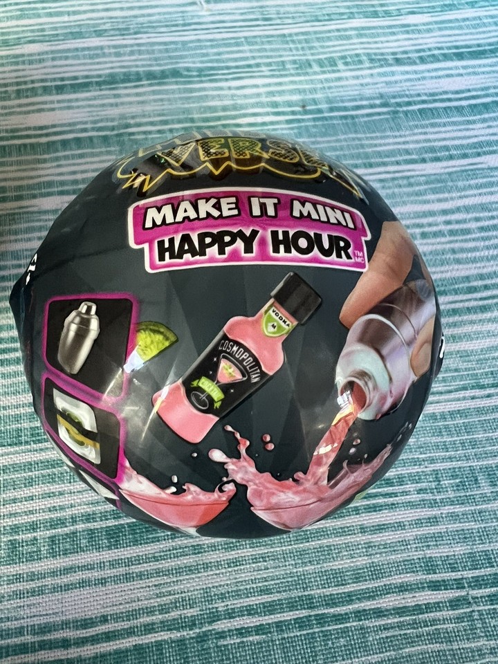 MGA MINIVERSE Make it Mini HAPPY HOUR 2 Blind Balls/Capsule NEW IN