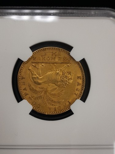 1841 C British India Mohur S & W-3.7 Type A/1 "W.W." Plain 4 NGC UNC Det Gold - Picture 9 of 10