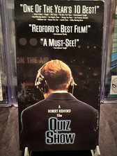 1995 Vintage Quiz Show Movie VHS Tape Tested Robert Redford 