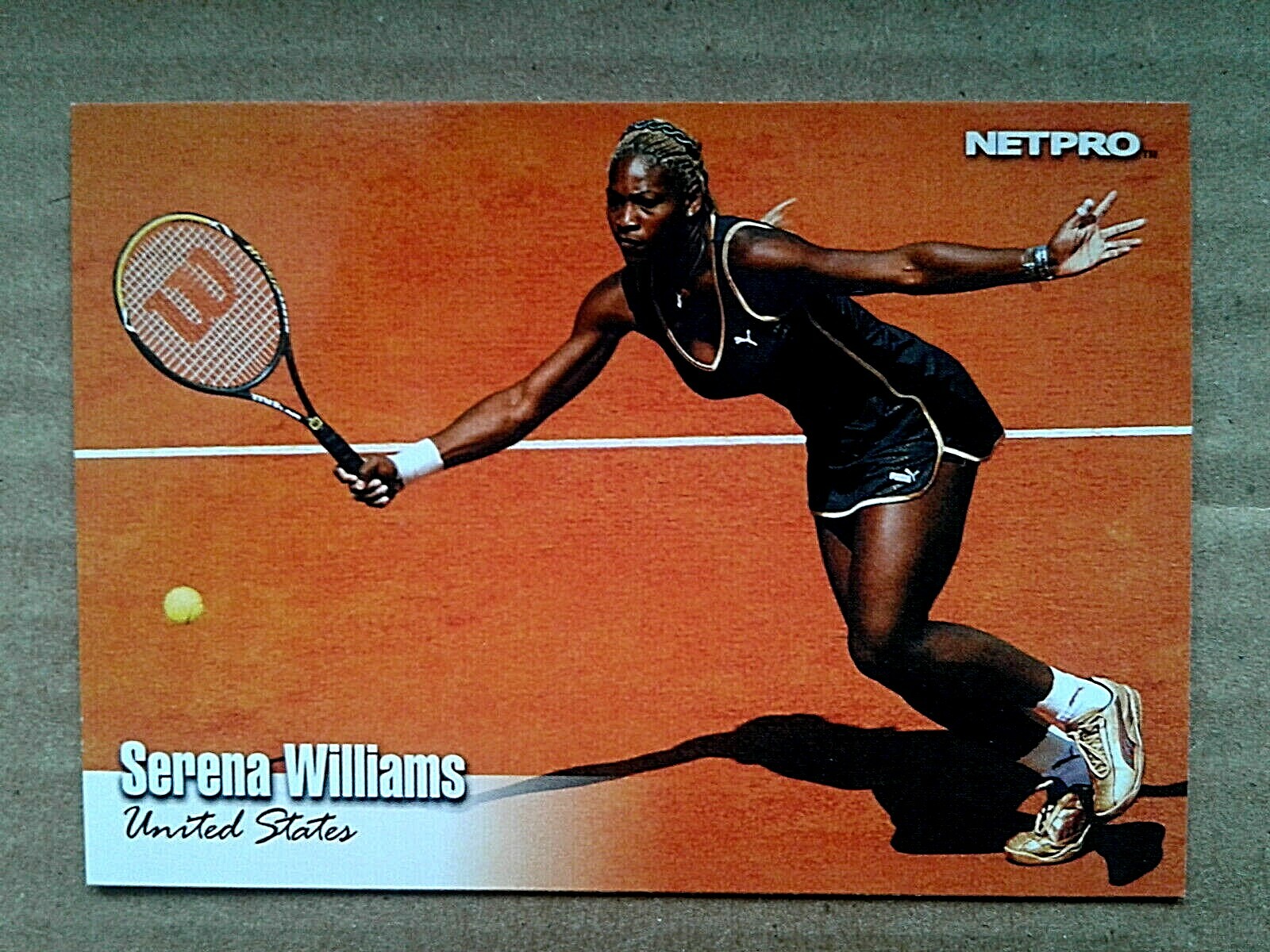 GLOSSY 2003 Netpro Tennis #G-1 Serena Williams RC Rookie Card /5000 Made GOAT