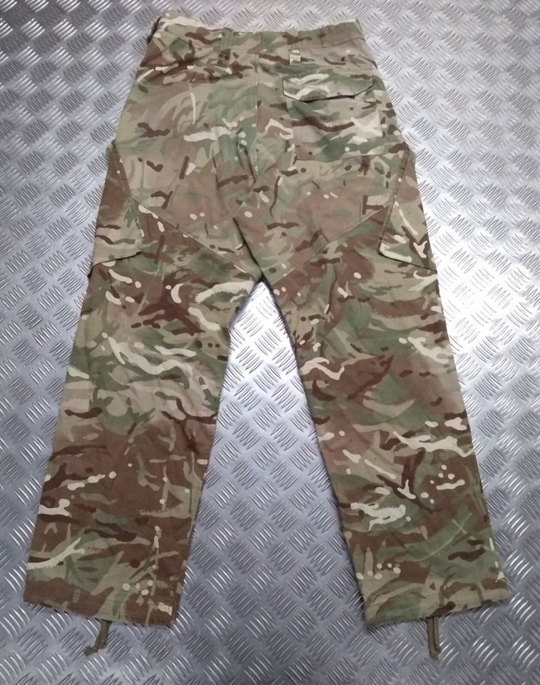 Pantalon De Combat Camouflage MTP Armée Britannique - Taille Standard - État D'occasion Militaire