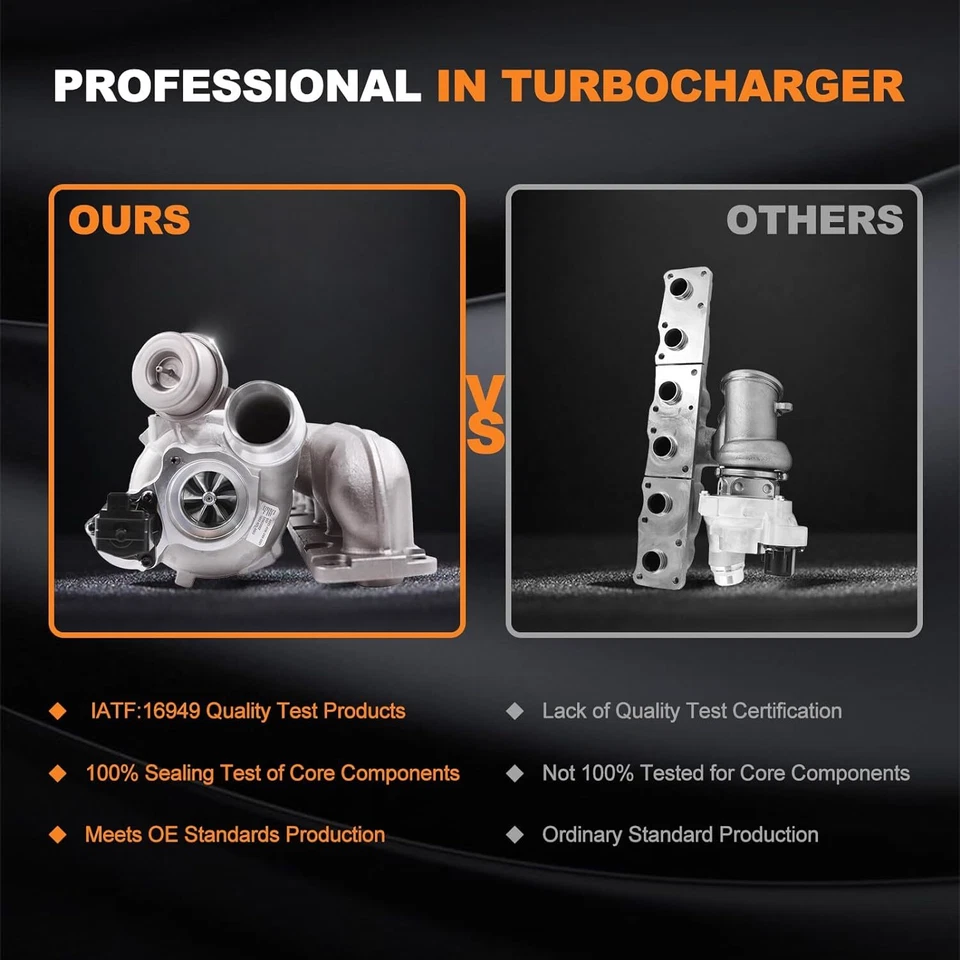 Turbocompresor compatible con BMW 328i 335i X1 X3 M3 N55 2007-2015 B03 11657588995 Foto 4 de 4