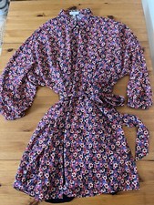 Floral SR shirt dress with detachable slip