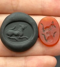 Unique Genuine Ancient Roman Carnelian Stone Intaglio Seal Circa 1st Century AD