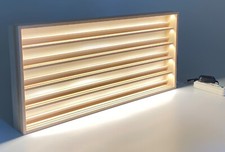 VitrinenSchmidt® Spur N Treppen Vitrine Sammlervitrine mit LED Beleuchtung WOW!