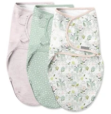 SwaddleMe by Ingenuity Easy Change Swaddles Size Small/Medium 3 PACK
