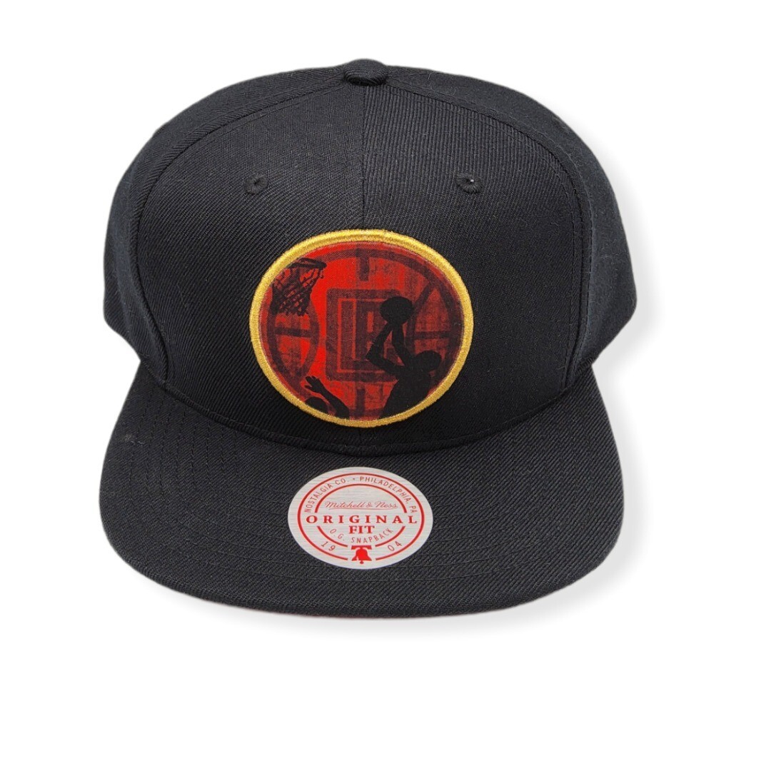 Mitchell Ness Los Angeles Clippers Look Out Adjustable Snapback Hat Cap