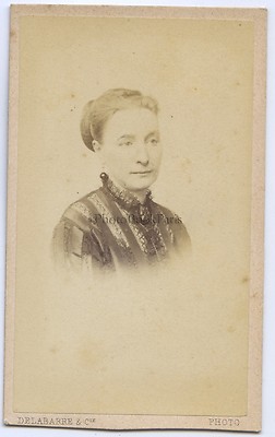 Delabarre Phos Φωσ Brüssel Belgien CDV Vintage Albumin Ca 1865