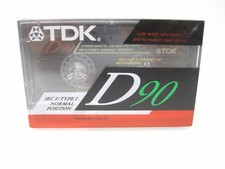 New TDK Superior D90 High Output IEC Type I Cassette Recording Tape