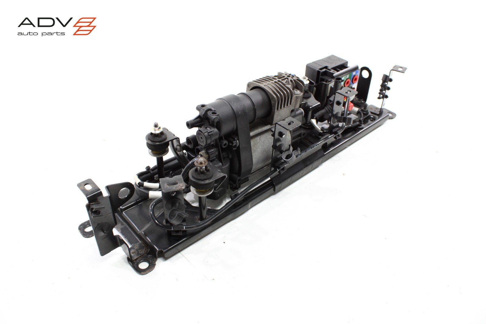 17-20 MASERATI LEVANTE AIR RIDE SUSPENSION COMPRESSOR PUMP & VALVE & BRACKET OEM