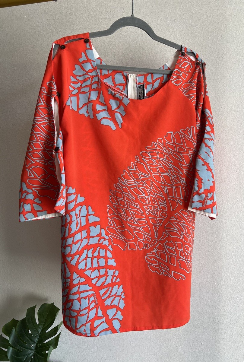 2000s Manuhealiʻi 　マヌ　ドレス　L? Manuheali'i マヌヘアリィ Flower Dress - US XXSサイズ