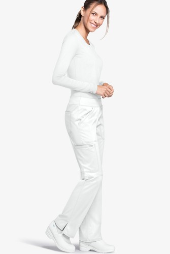 Cherokee Workwear Revolution Women's 4-Pocket stretch Pull-On Scrub Pants.Small - Picture 3 of 3