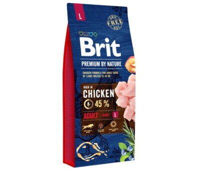 BRIT Premium By Nature Adult Large L 15 kg