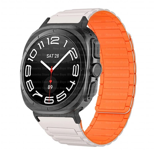 Magnetic Loop for Samsung Galaxy Watch 7 Ultra 47MM Silicone Band No Gaps Strap - Picture 36 of 36